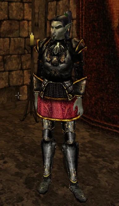 Retextured Ebony Armor At Morrowind Nexus Mods And Community