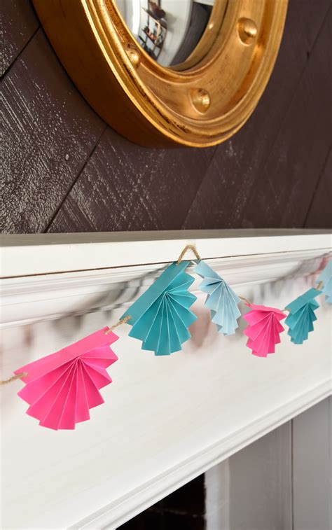Learn How To Make Your Own Colorful Diy Paper Garland Design Fixation