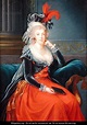 Portrait of Marie-Caroline de Hapsburg-Lorraine 1752-1814 Archduchess ...