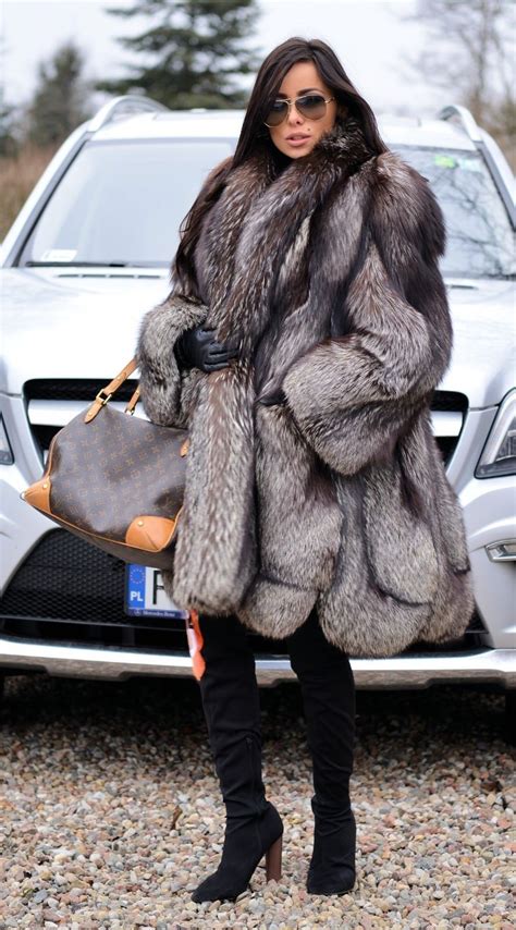 fox fur coat shearling coat fur coats fur fashion winter fashion fashion outfits girls