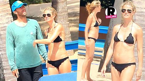 Consciously Recoupled Gwyneth Paltrow Flaunts Fab Abs On Vacation With Ex Chris Martin