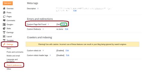 How To Set A Custom Page Not Found On Blogger And Redirect It To Your
