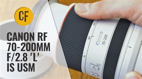 Canon Rf 70 200mm F28 L Is Usm Lens Review With Samples Youtube