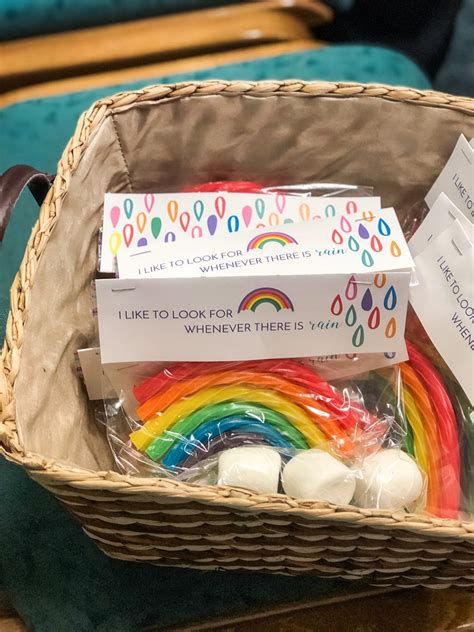 Like To Look For Rainbows Lds Baptism Toppers Rainbow Party Etsy