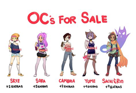 Closed Ocs For Sale 1 By Mmxii On Deviantart