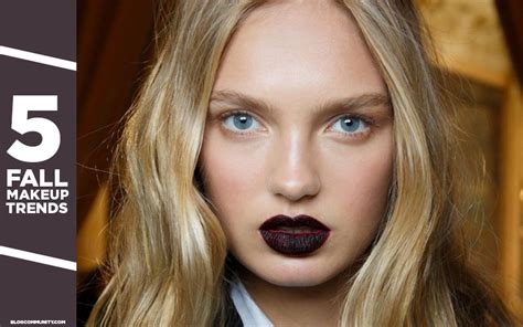 5 Fall Makeup Trends Blog Community Beauty Dark Lipstick Fall