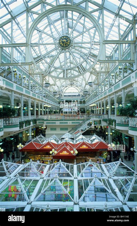 Interior View Of The St Stephens Green Shopping Centre Dublin