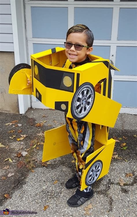 transformer kostüm Kids Converting Bumblebee Costume Transformers