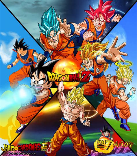 Poster Son Goku 27 Aniversario Dbz By Jaredsongohan On Deviantart