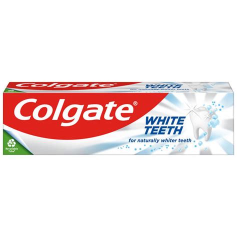 Colgate White Teeth Whitening Toothpaste 75ml Dental Care Iceland Foods