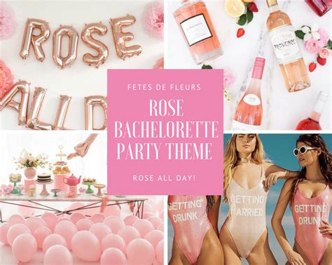 Rose Bachelorette Party Theme Bachelorette Party Themes Wedding