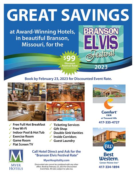 Sponsors Branson Elvis Festival