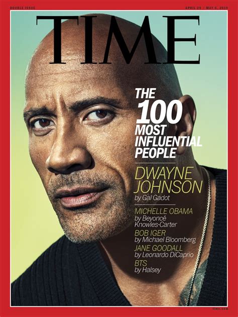 Dwayne Johnson Time Most Influential People Cover Popsugar