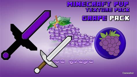 Minecraft Pvp Texture Pack Purple Pack Cool Swords Youtube