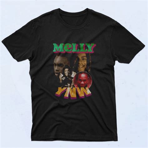 Ynw Melly Mel Murder On My Mind 90s T Shirt Style