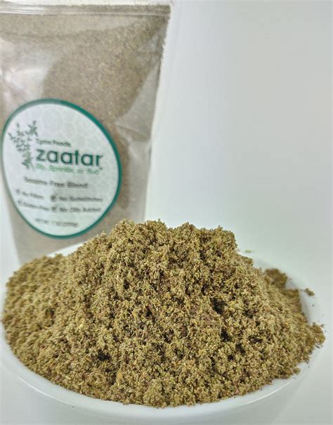 Zaatar Without Sesame Blend Gluten Free With Hyssop Genuine Zaatar