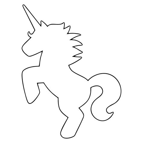 10 Best Unicorn Stencils Free Printable Artofit