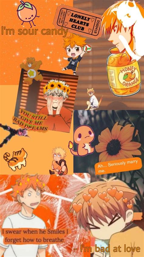 Orange Anime Aesthetic Wallpapers Anime Wallpaper Hd C00