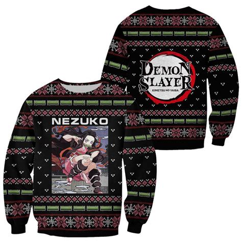 Demon Slayer Shop Nezuko Kamado Ugly Christmas Sweater Kimetsu No