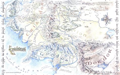 Map Of Middle Earth Wallpapers 49 Background Pictures