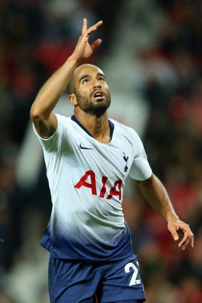 Lucas Moura Of Tottenham Hotspur Celebrates After Scoring His Teams