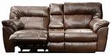 Electric Reclining Loveseat Console