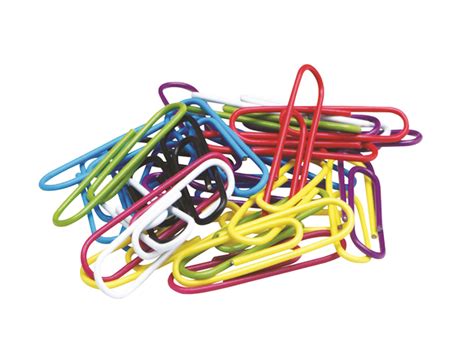 Coloured Paper Clips 33mm