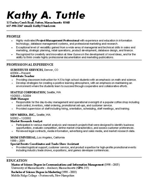 resume sample resume objectives sample resume objectives