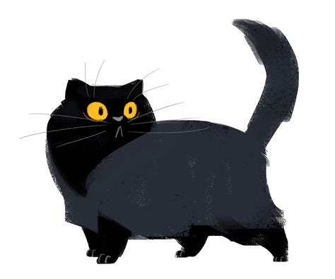 Daily Cat Drawings — 509 Black Cat Sketch