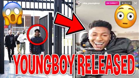 Nba Youngboy Celebrates Being Released From Prison Ig Live Youtube