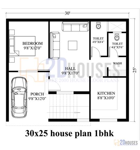 √ 800 Sq Ft House Plans 2 Bedroom Indian Style 2d Houses