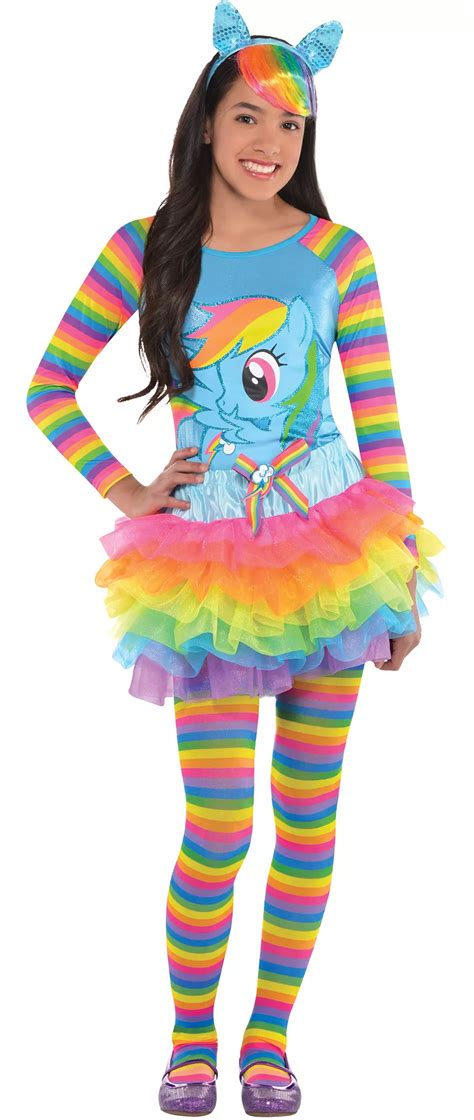 Create Your Own Girls Rainbow Dash Costume Accessories Party City