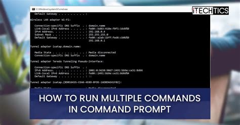 2 Ways To Run Multiple Commands In Cmd