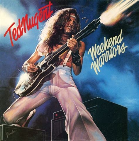 Ted Nugent Weekend Warriors Album Cover Poster 24 X 24 Inch Etsy