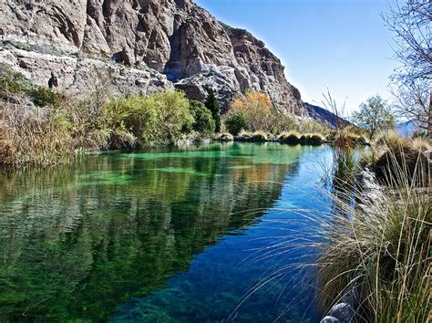 Lower Pond In Whitewater Preserve Wildlife Refuge Near Palm Springs