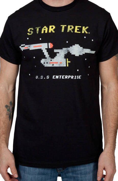 8 Bit Uss Enterprise Star Trek Shirt Star Trek Shirt Uss Enterprise