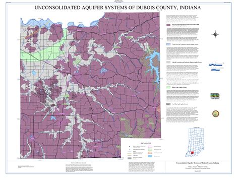 Dnr Water Aquifer Systems Maps 01 A And 01 B Unconsolidated And