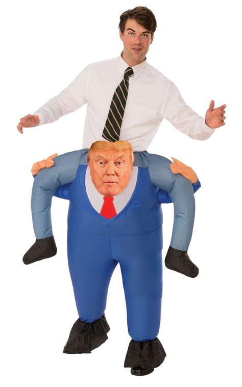 Donald J Trump Costume Gonflable De PrÉsident Adulte Taille Unique Sur Le Dos De