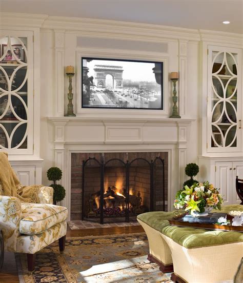 placing  tv   fireplace     dont betterdecoratingbible