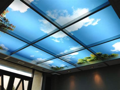 Simply paint suspended grid system to match tile color. Drop Ceiling Tiles 2x4 Ideas — Home Design Ideas