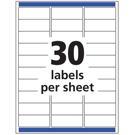 Free Printable Address Labels 30 Per Sheet 23 Best Address Labels