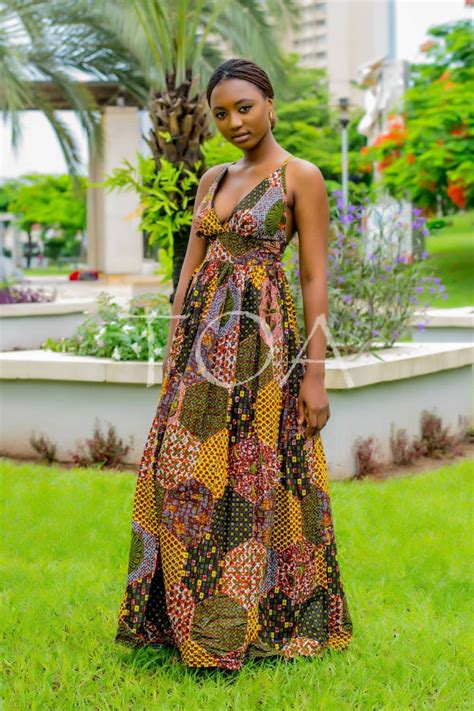 Ankara Summer Dress The Kampala Summer Dress Ankara Dress Etsy