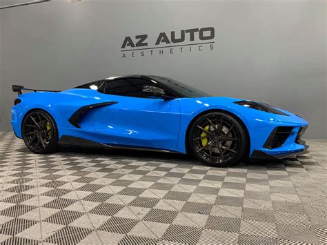 Chevrolet Corvette C8 Stingray Rapid Blue Signature Sv307s Wheel Front