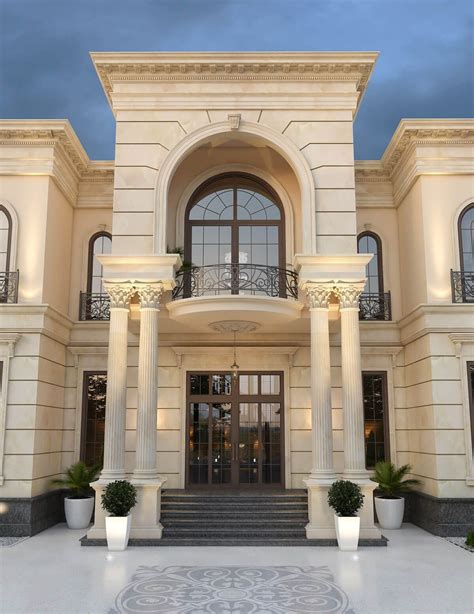 This Neoclassical Palace Design In Qatar Artfully Juxtaposes Classic