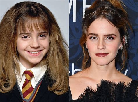 Emma Watson Then Now Harry Potter Cast Present Day Pi
