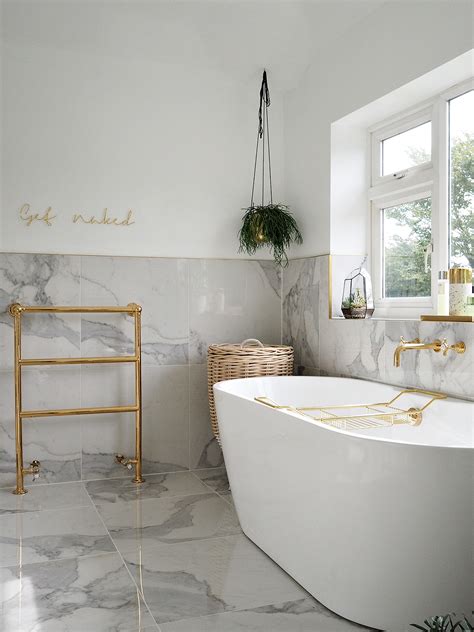 Marble And Gold Bathroom Reveal Lust Living