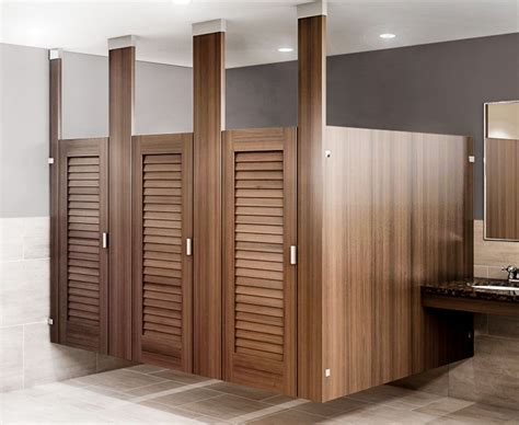 Ironwood Manufacturing Louvered Toilet Partition Door Bathroom Stall