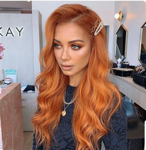30 Auburn Orange Hair Color Fashion Style
