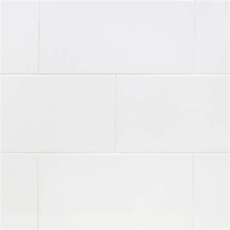 Basic White Ceramic Tile For Walls 8x16 Polished