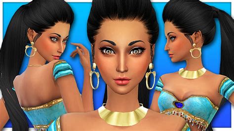 Aladdin Princess Jasmine Sims 4 Sims 4 Princess Hair Sims 4 Sims